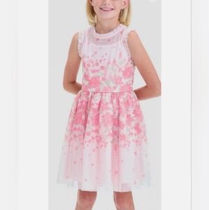 Zenzi Sleeveless floral tulle dress